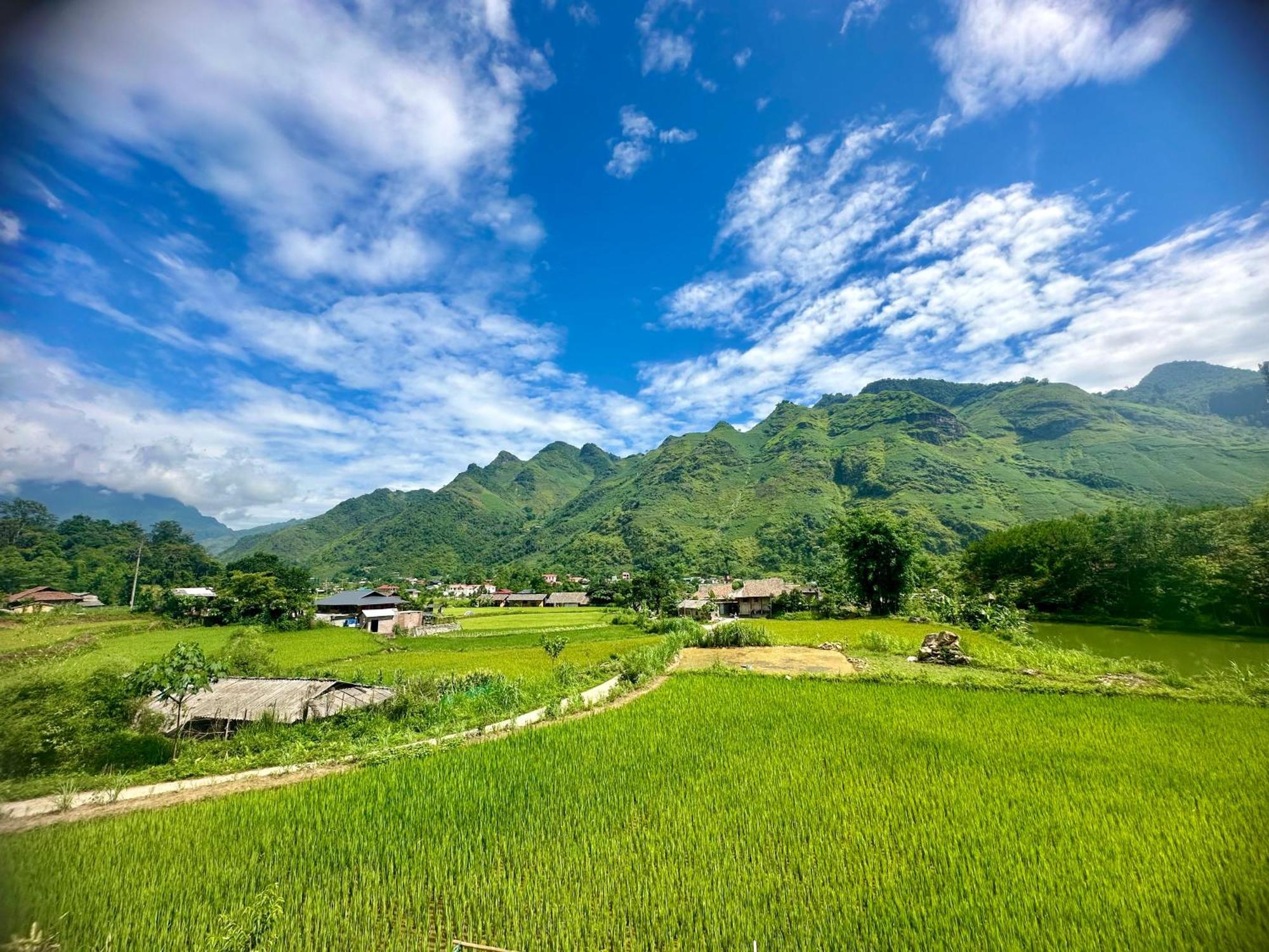 Du Gia Field View Homestay Lang Cac ภายนอก รูปภาพ