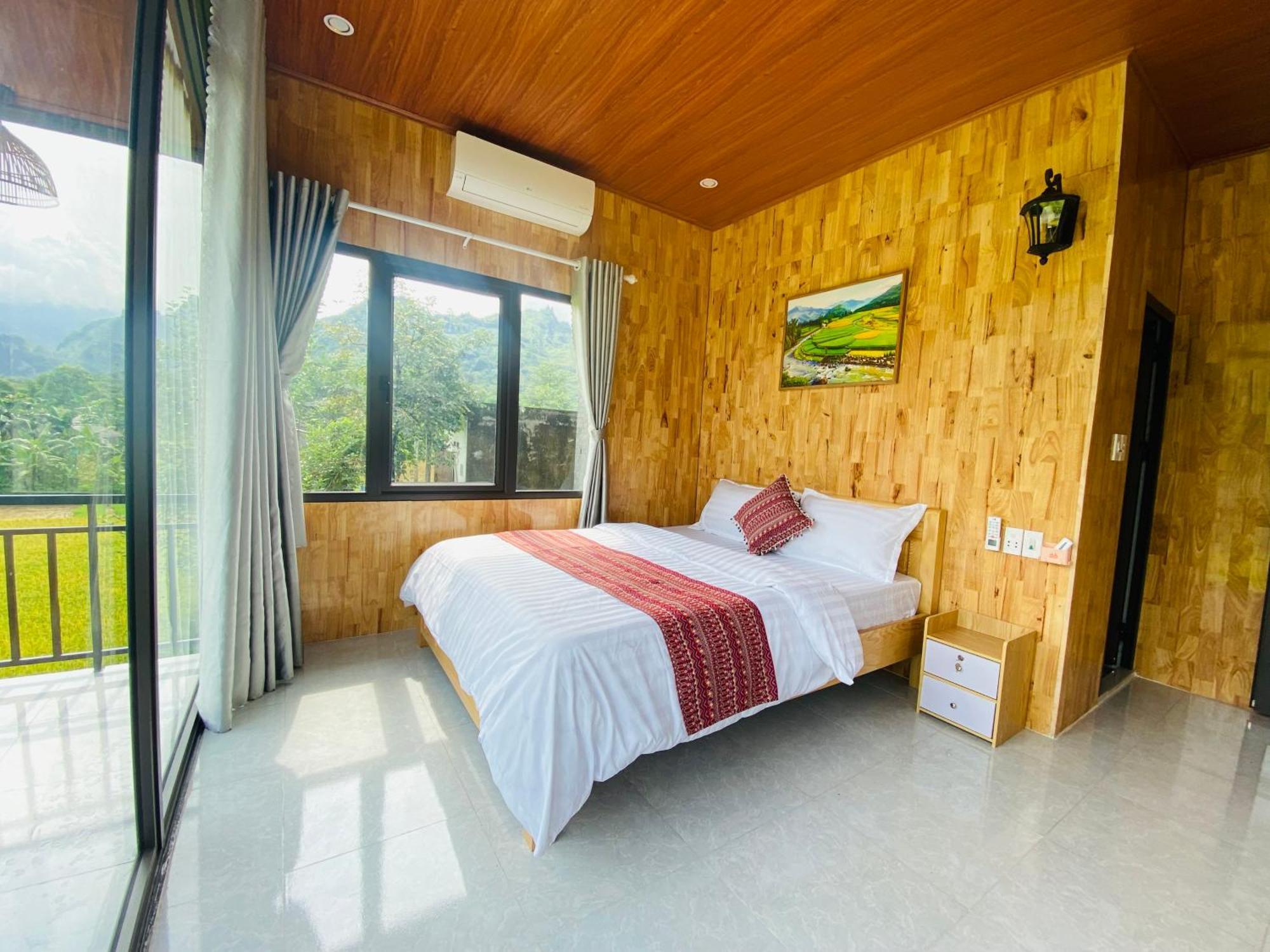 Du Gia Field View Homestay Lang Cac ภายนอก รูปภาพ